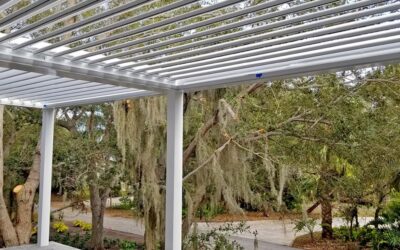 Enjoy the Snow Under Your Louvered Roof